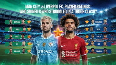 Man City vs Liverpool F.C. Player Ratings
