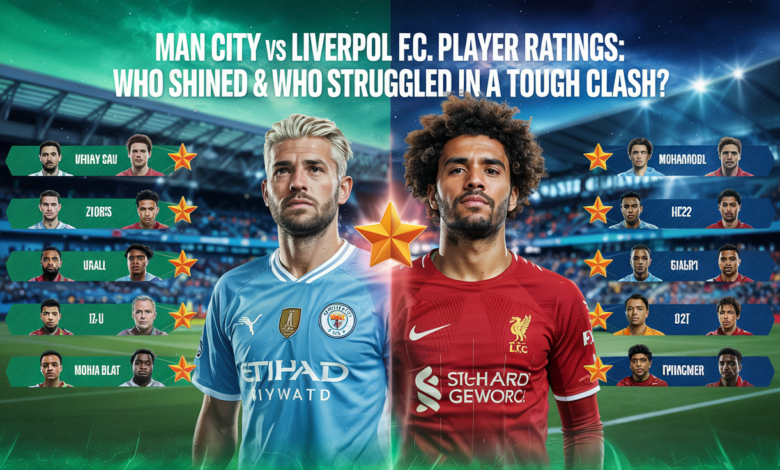Man City vs Liverpool F.C. Player Ratings