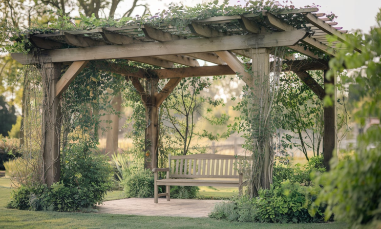 Pergola with Roof