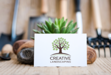 Creative Landscaping Business Cards