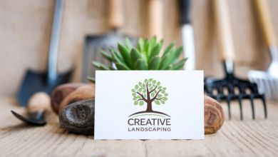 Creative Landscaping Business Cards