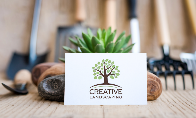 Creative Landscaping Business Cards